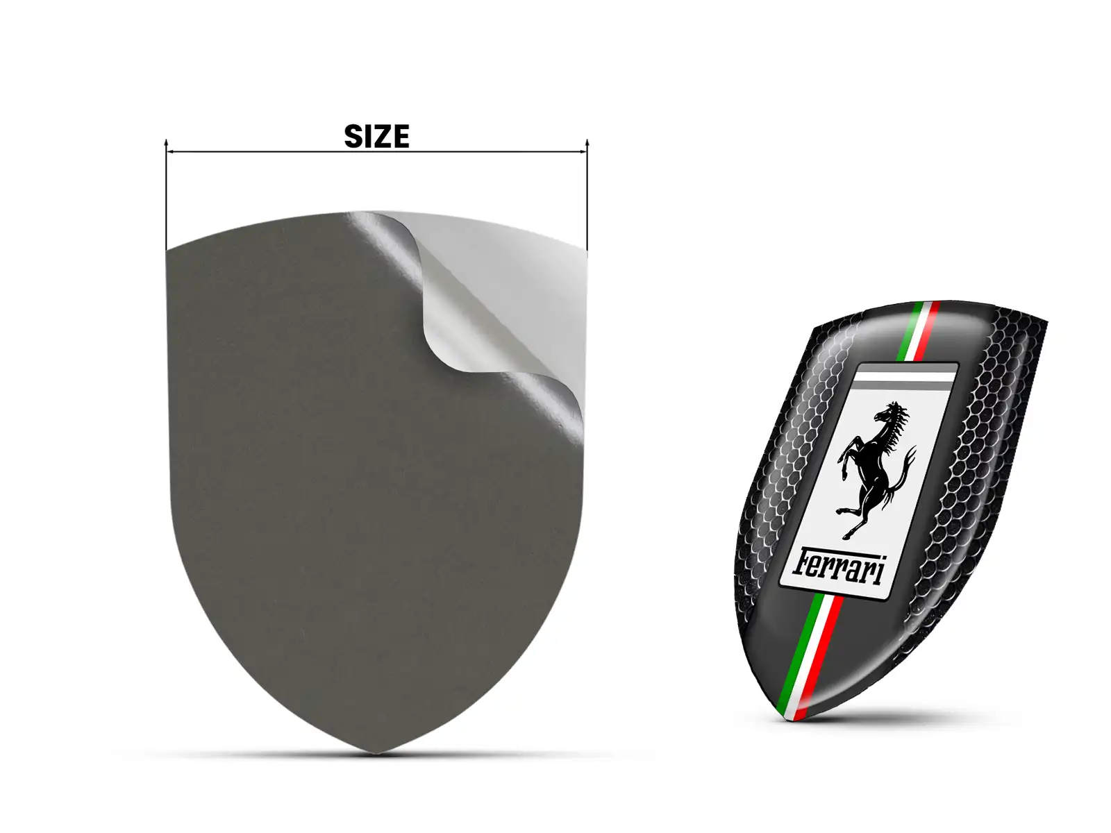 Ferrari Autocollants Arrière Auto Course Luxe Personnalisable